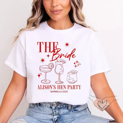 TEE SHIRT PERSONNALISÉ EVJF FEMME 1