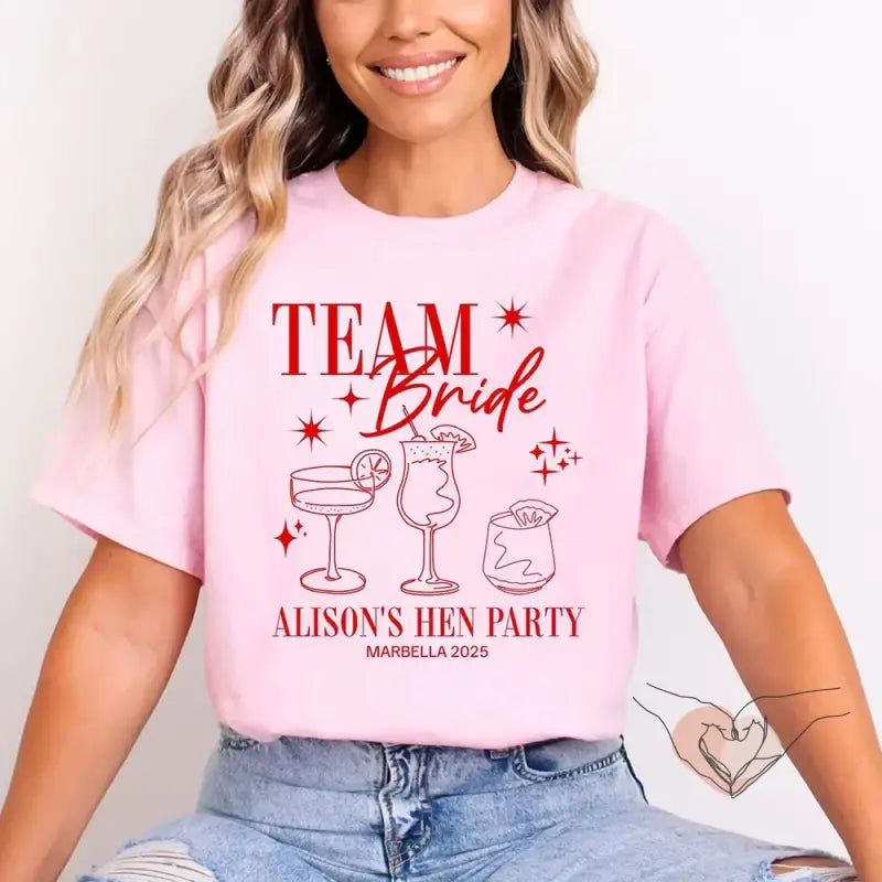 TEE SHIRT PERSONNALISÉ EVJF GROUPE 1