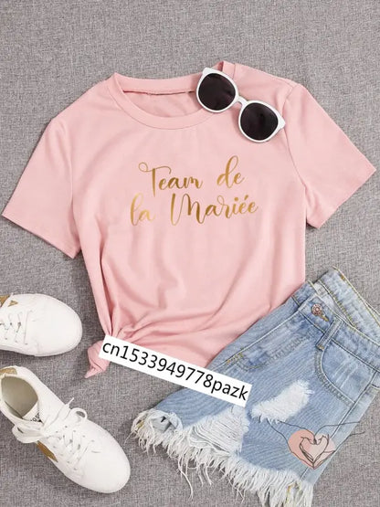 Tee Shirt Rose EVJF 1