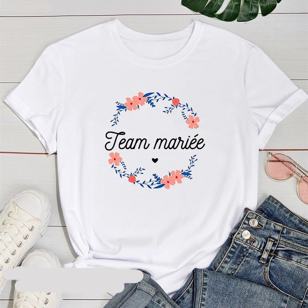 TEE SHIRT TEMOIN DE LA MARIEE 1