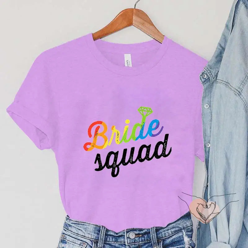 TEE SHIRT VIOLET FUTURE MARIÉE 1