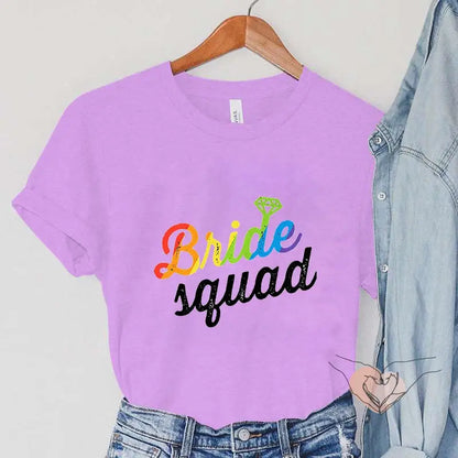 TEE SHIRT VIOLET FUTURE MARIÉE 1